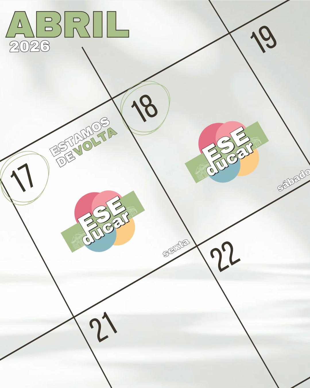 Estamos de volta | ESEducar